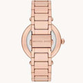 Michael Kors Parker Quartz Rose Gold Dial Rose Gold Steel Strap Watch For Women - MK6660