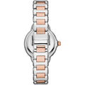 Emporio Armani Three Hand Quartz Mother of Pearl Dial Two Tone Steel Strap Watch For Women - AR11569
