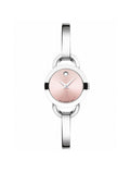 Movado Rondiro 22mm Pink Dial Stainless Steel Watch For Women - 0606797