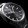 Tag Heuer Carrera Date Black Dial Silver Steel Strap Watch for Men - WBN2110.BA0639