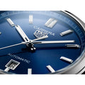 Tag Heuer Carrera Date Blue Dial Blue Leather Strap Watch for Men - WBN2112.FC6504