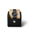 IWC Portofino Automatic Black Dial Black Leather Strap Watch for Men - IW356502
