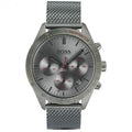 Hugo Boss Talent Gunmetal Dial Grey Mesh Bracelet Watch for Men - 1513637