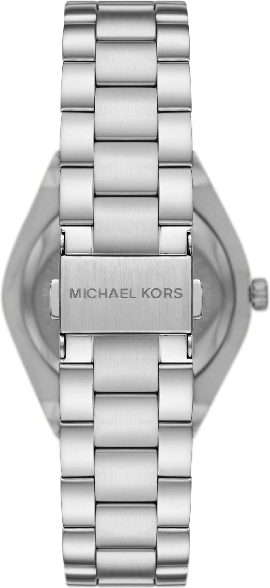 Michael Kors Lennox Three Hand Silver Dial Silver Steel Strap Watch For Women - MK7393