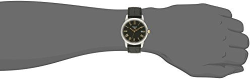 Tissot T Classic Dream Black Dial Black Leather Strap Watch for Men - T033.410.26.053.01