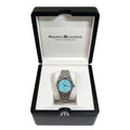 Maurice Lacroix Aikon Automatic Limited Summer Edition Blue Dial Silver Steel Strap Watch For Men - AI6008-SS00F-431-1