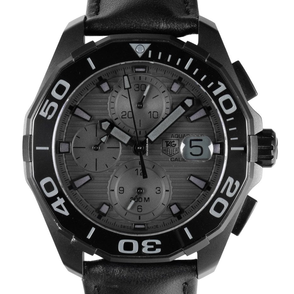 Tag Heuer Aquaracer Titanium Grey Dial Watch for Men - CAY218B.FC6370