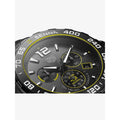 Tag Heuer Formula 1 Chronograph Senna Black Dial Black Leather Strap Watch for Men - CAZ101AJ.FC6487