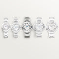 Cartier Ballon Bleu De Cartier Silver Dial Silver Steel Strap Watch for Women - WSBB0048