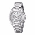 Michael Kors Bradshaw  Chronograph Silver Dial Silver Steel Strap Watch for Women - MK6174
