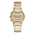 Emporio Armani Renato Chronograph White Dial Gold Steel Strap Watch For Men - AR11332