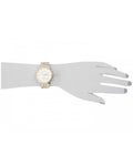 Michael Kors Ritz White Dial Two Tone Steel Strap Watch for Women - MK5650