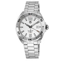 Tag Heuer Formula 1 Calibre 5 Automatic White Dial Silver Steel Strap Watch for Men - WAZ2114.BA0875