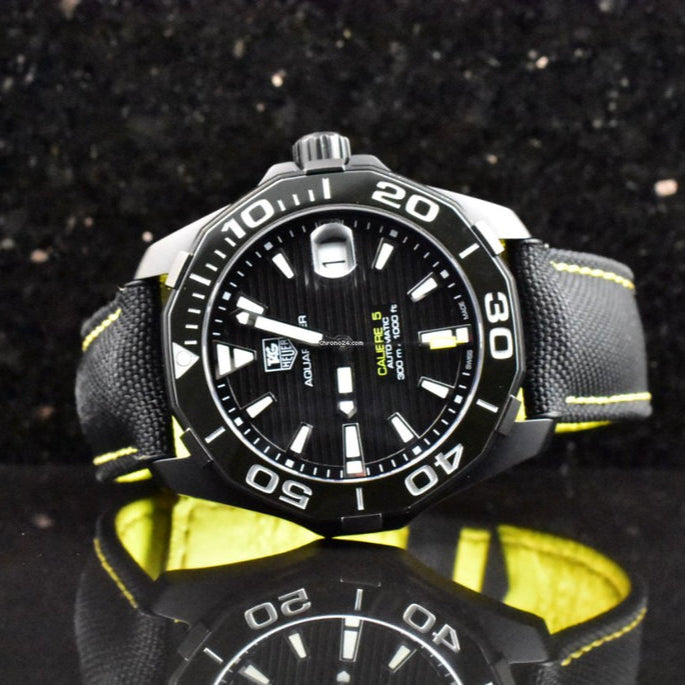 Tag Heuer Aquaracer Black Dial Watch for Men - WAY218A.FC6362