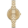 Marc Jacobs Sally Blue Dial Gold Steel Strap Watch for Women - MBM3366
