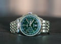 Breitling Premier B01 Chronograph 42 Green Dial Silver Steel Strap Watch for Men - AB0145371L1A1
