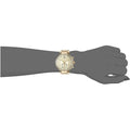 Michael Kors Sawyer White Dial Gold Steel Strap Watch for Women - MK6362