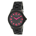Marc Jacobs Pelly Black Dial Black Silicone Strap Watch for Women - MBM2530