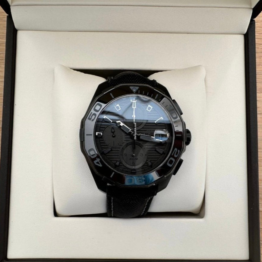 Tag Heuer Aquaracer Titanium Grey Dial Watch for Men - CAY218B.FC6370