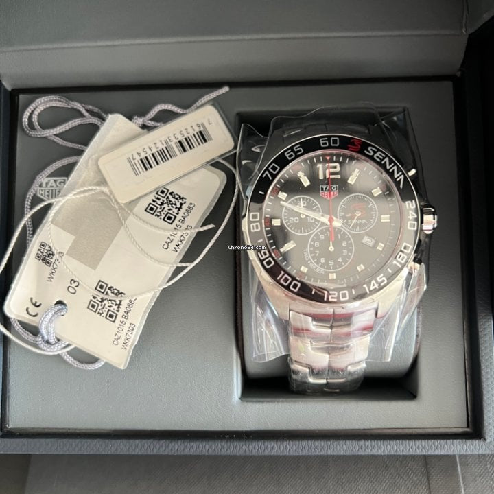 Tag Heuer Senna Black Dial Watch for Men - CAZ1015.BA0883