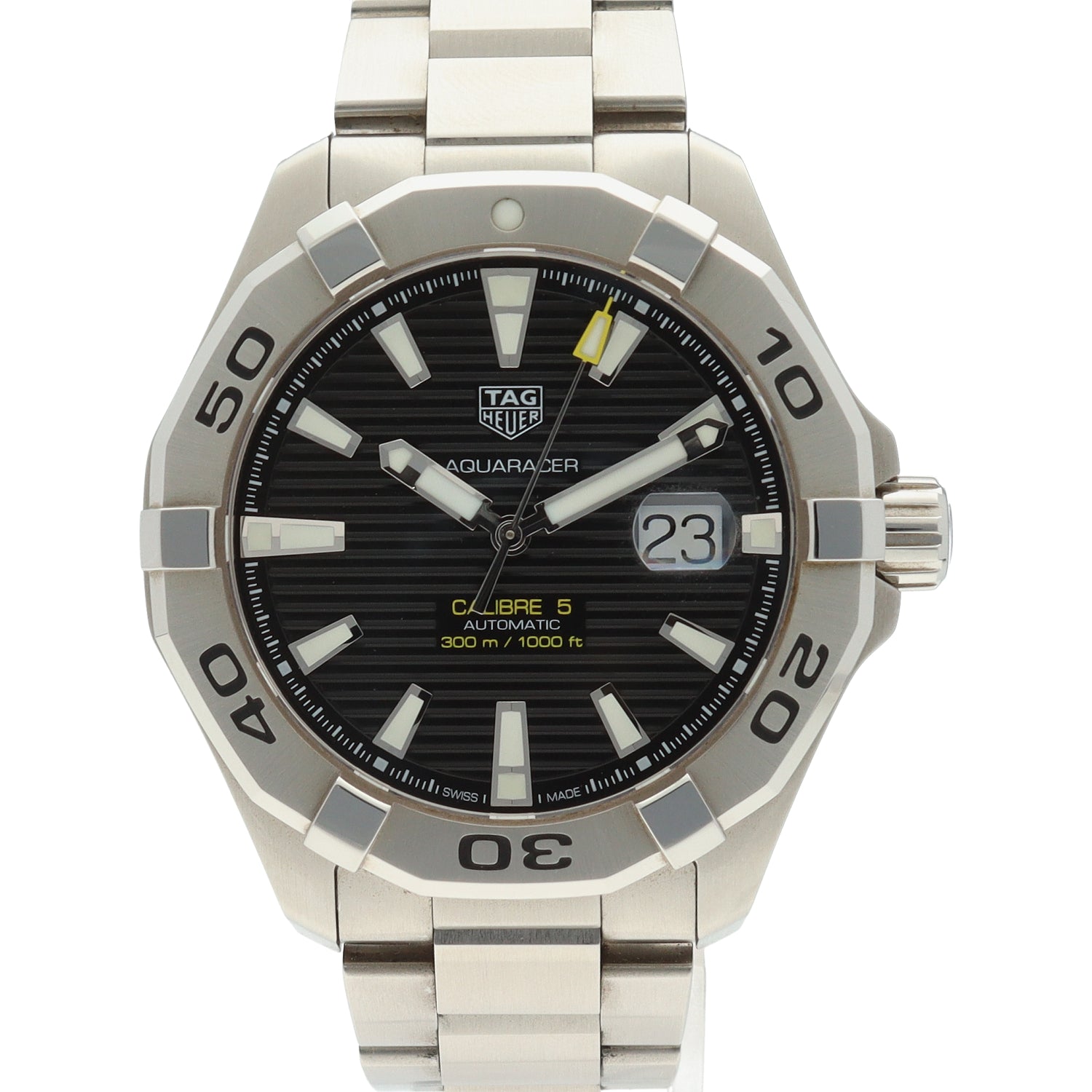 Tag Heuer Aquaracer Black Dial Watch for Men - WAY2010.BA0927