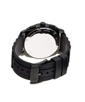 Fossil Machine Chronograph Black Dial Black Silicone Strap Watch for Men - FS4487
