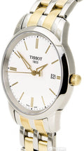 Tissot T Classic Dream White Dial Two Tone Steel Strap Watch for Men - T033.410.22.011.01