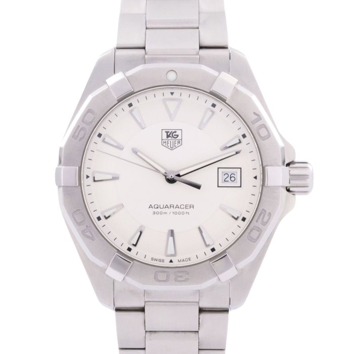 Tag Heuer Aquaracer White Dial Watch for Men - WAY1111.BA0928