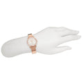 Coach Delancey Silver Dial Rose Gold Steel Strap Watch for Women - 14502355