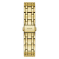 Guess Crystalline Diamonds Gold Dial Gold Steel Strap Watch for Women - GW0114L2