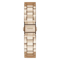 Guess Luna Diamonds Rose Gold Dial Rose Gold Steel Strap Watch for Women - GW0307L3