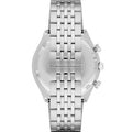 Emporio Armani Luigi Chronograph Quartz Blue Dial Silver Steel Strap Watch For Men - AR1974