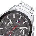 Tommy Hilfiger Aiden Chronograph Grey Dial Silver Steel Strap Watch For Men - 1791857