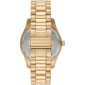 Michael Kors Lexington Quartz Gold Dial Gold Steel Strap Watch For Men - MK8947