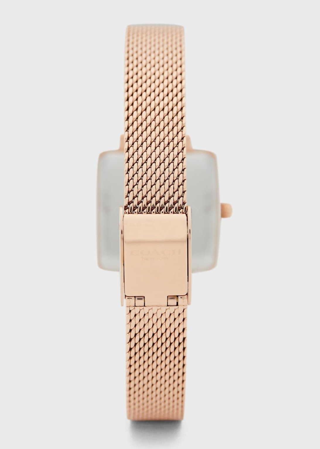 Coach Cass White Dial Rose Gold Mesh Bracelet Watch for Women - 14503698