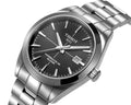 Tissot Gentleman Powermatic 80 Silicium Black Dial Silver Steel Strap Watch For Men - T127.407.11.061.01