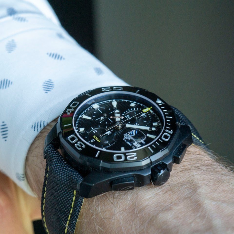 Tag Heuer Aquaracer PVD Black Dial Watch for Men - CAY218A.FC6361