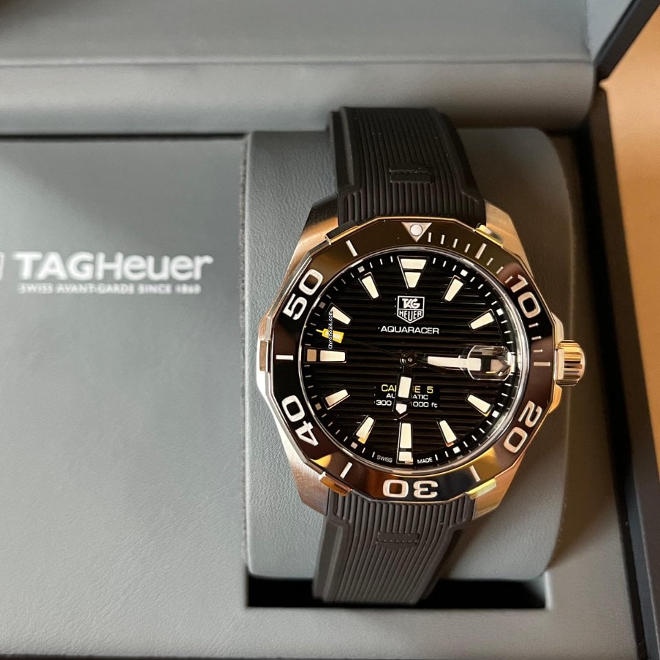 Tag Heuer Aquaracer Black Dial Watch for Men - WAY111A.FT6151