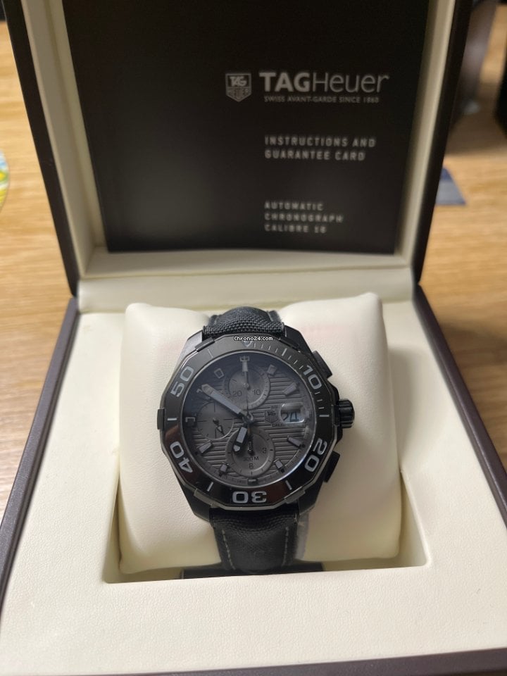 Tag Heuer Aquaracer Titanium Grey Dial Watch for Men - CAY218B.FC6370