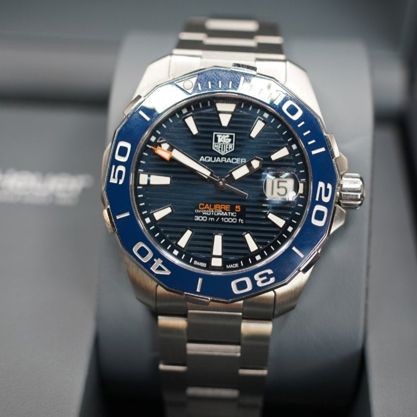 Tag Heuer Aquaracer Blue Dial Watch for Men - WAY211C.BA0928