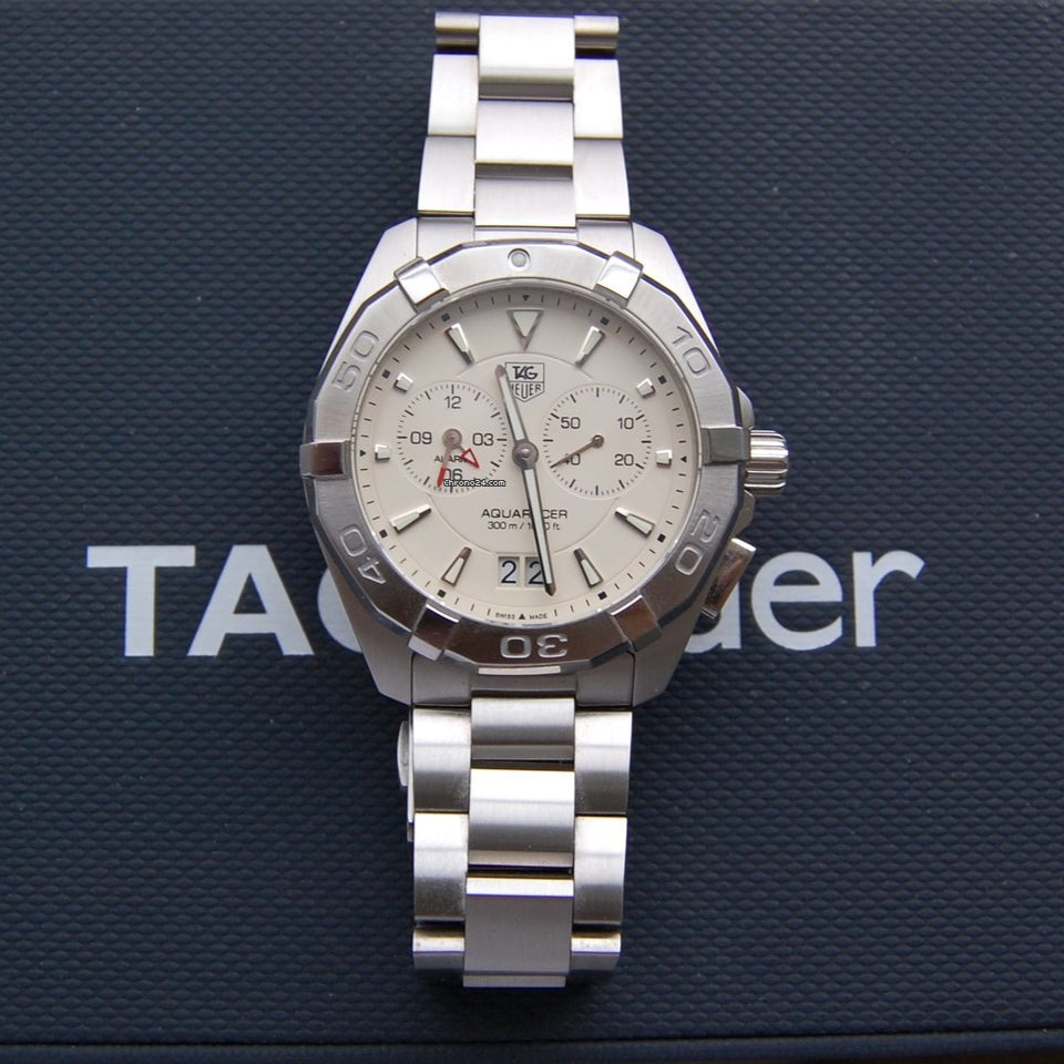 Tag Heuer Aquaracer White Dial Watch for Men - WAY111Y.BA0928