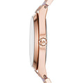 Michael Kors Channing Quartz Mother of Pearl Pink Dial Two Tone Steel Strap Watch For Women - MK6652