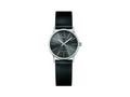 Calvin Klein Minimal Black Dial Black Leather Strap Watch for Women - K7622107