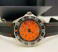 Tag Heuer Formula 1 Quartz Orange Dial Black Nylon Strap Watch for Men - WAZ101A.FC8305