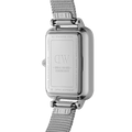 Daniel Wellington Quadro Unitone Silver Dial Silver Mesh Strap Watch For Women - DW00100486