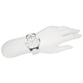 Guess Overdrive Chronograph White Dial White Rubber Strap Watch for Women - W0149L6