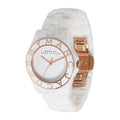 Marc Jacobs Blade White Dial White Ceramic Strap Watch for Women - MBM9502