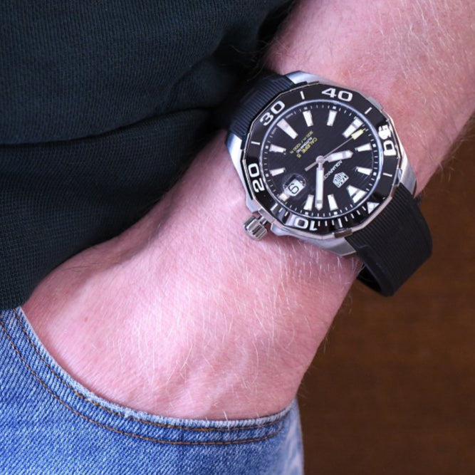 Tag Heuer Aquaracer Black Dial Watch for Men - WAY201A.FT6142