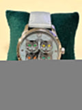 Gucci G Timeless Quartz Mother of Pearl Dial Blue Leather Strap Watch For Women - YA1264124
