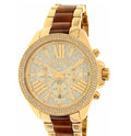 Michael Kors Wren Gold Dial Two Tone Steel Strap Watch for Women - MK6294